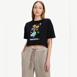 CONVERSE oversized cropped tee